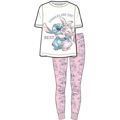 Disney Ensemble de pyjama pour femme 100 % coton Beetlejuice, Stitch & Angel, Nightmare Before Christmas Designs Vêtements de nuit doux et confortables avec haut à manches longues et bas imprimé - Publicité Disney Ensemble de pyjama pour femme 100 % coton Beetlejuice, Stitch & Angel, Nightmare Before Christmas Designs Vêtements de nuit doux et confortables avec haut à manches longues et bas imprimé - Publicité