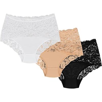 Wolbar Culotte Classique 3 Pack Slip Élégant WB414 Fabriqué en UE, Beige-Blanc-Noir,XL - Publicité Wolbar Culotte Classique 3 Pack Slip Élégant WB414 Fabriqué en UE, Beige-Blanc-Noir,XL - Publicité