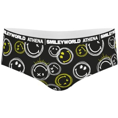Athena SmileyWorld Boxer Fille – Imprimé – Confort Quotidien - Publicité Athena SmileyWorld Boxer Fille – Imprimé – Confort Quotidien - Publicité