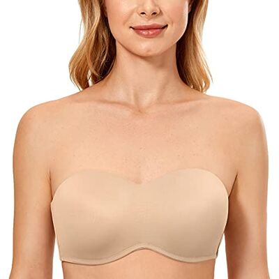 DELIMIRA Soutien Gorge sans Bretelles Invisible Anacardier 120C - Publicité DELIMIRA Soutien Gorge sans Bretelles Invisible Anacardier 120C - Publicité