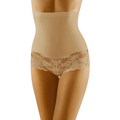 Wolbar Femmes Culotte Sculptante Slips Hipster Confortable WB183 , Beige,L - Publicité Wolbar Femmes Culotte Sculptante Slips Hipster Confortable WB183 , Beige,L - Publicité