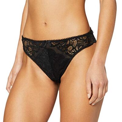 Sans Complexe Femme Ariane 31paa73 Tanga, Noir, 50-52 EU - Publicité Sans Complexe Femme Ariane 31paa73 Tanga, Noir, 50-52 EU - Publicité