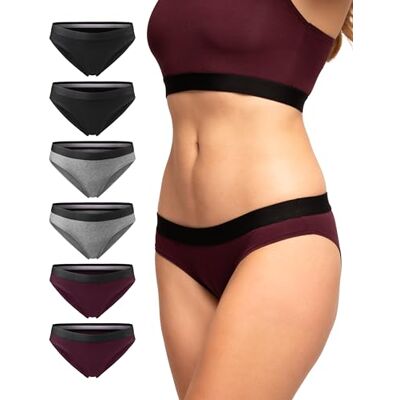 DANISH ENDURANCE Strings en Coton Bio Stretch, Tanga Doux et Confortables, pour Femme, Lot de 3 - Publicité DANISH ENDURANCE Strings en Coton Bio Stretch, Tanga Doux et Confortables, pour Femme, Lot de 3 - Publicité