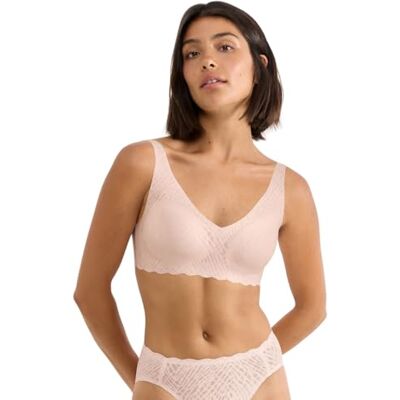Sloggi Zero Feel Bliss Soft Bra Soutien-Gorge rembourré, Rose Bouffant, L Femmes - Publicité Sloggi Zero Feel Bliss Soft Bra Soutien-Gorge rembourré, Rose Bouffant, L Femmes - Publicité