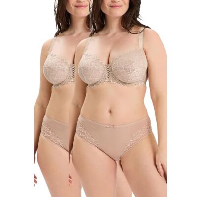 Sans Complexe Modèle Duo Douceur Coton Lot de Deux Culottes Femme - Publicité Sans Complexe Modèle Duo Douceur Coton Lot de Deux Culottes Femme - Publicité