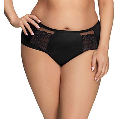 Gorsenia Femmes Slip Souple Dentelle Luisse, Noir,3XL - Publicité Gorsenia Femmes Slip Souple Dentelle Luisse, Noir,3XL - Publicité