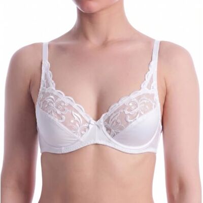 Playtex Soutien-Gorge avec armatures en microfibre Essential Elegance Embroidery Femme x1 - Publicité Playtex Soutien-Gorge avec armatures en microfibre Essential Elegance Embroidery Femme x1 - Publicité