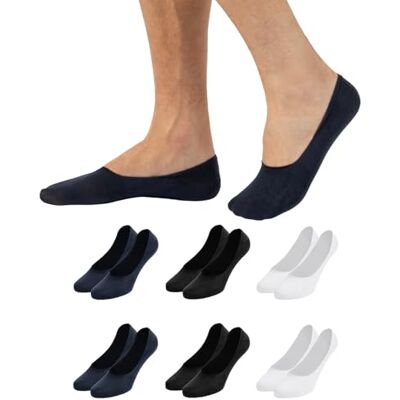 CALZITALY 6/12 Paires Protège Pied Invisible Unisexe, Chaussettes Invisibles en Coton, Protège Pieds en Coton, Socquettes Homme, Made in Italy (39-42, 6 Paires Assortis) - Publicité CALZITALY 6/12 Paires Protège Pied Invisible Unisexe, Chaussettes Invisibles en Coton, Protège Pieds en Coton, Socquettes Homme, Made in Italy (39-42, 6 Paires Assortis) - Publicité