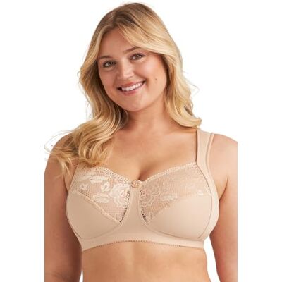 Miss Mary of Sweden : Soutien-Gorge Lovely Lace sans Armature, à Bonnet Entier 110D Beige - Publicité Miss Mary of Sweden : Soutien-Gorge Lovely Lace sans Armature, à Bonnet Entier 110D Beige - Publicité