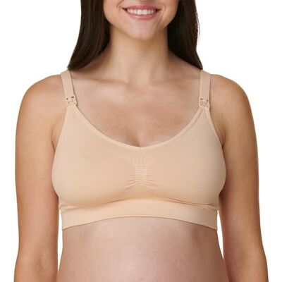 Bravado Designs Bravado! Basics Soutien-Gorge de maternité et Soutien-Gorge d'allaitement réglable sans Coutures S-XXL, Nude, Taille L - Publicité Bravado Designs Bravado! Basics Soutien-Gorge de maternité et Soutien-Gorge d'allaitement réglable sans Coutures S-XXL, Nude, Taille L - Publicité