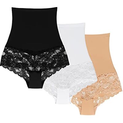 Wolbar Femmes Culotte Sculptante 3 Pack Slips Hipster Confortable WB183 Preciosa Fabriqué en UE, Beige-Blanc-Noir,M - Publicité Wolbar Femmes Culotte Sculptante 3 Pack Slips Hipster Confortable WB183 Preciosa Fabriqué en UE, Beige-Blanc-Noir,M - Publicité