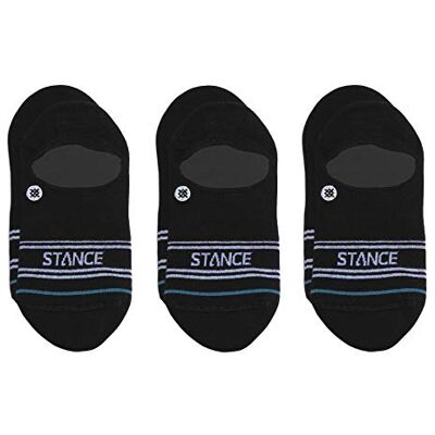 Stance Basic No Show Socks 3-Pack (Small, Black) - Publicité Stance Basic No Show Socks 3-Pack (Small, Black) - Publicité
