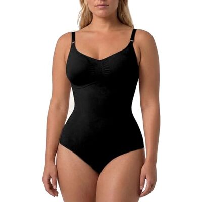 Risalti Body Sculptant Femme Gainant Ventre Plat Body Gainant Bretelles Reglables, Microfibre Seamless, Gaine Sculptante Amincissante pour Ventre Taille Hanches Made in Italy - Publicité Risalti Body Sculptant Femme Gainant Ventre Plat Body Gainant Bretelles Reglables, Microfibre Seamless, Gaine Sculptante Amincissante pour Ventre Taille Hanches Made in Italy - Publicité