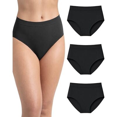 Risalti Culotte Femme Taille Haute Seamless Lot 3 – Slip Femme Taille Haute sans Couture et Etiquettes, Culottes et Slips en Microfibre Douce Plus Confortable Que Le Coton Made in Italy - Publicité Risalti Culotte Femme Taille Haute Seamless Lot 3 – Slip Femme Taille Haute sans Couture et Etiquettes, Culottes et Slips en Microfibre Douce Plus Confortable Que Le Coton Made in Italy - Publicité