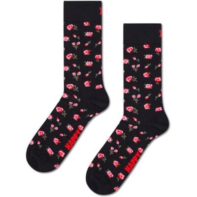 Happy Socks Chaussettes Roses Coton Homme Femme Noir 36-40 - Publicité Happy Socks Chaussettes Roses Coton Homme Femme Noir 36-40 - Publicité