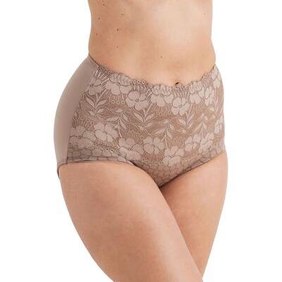 Miss Mary of Sweden Gaine-Culotte Jacquard & Lace 54 Taupe - Publicité Miss Mary of Sweden Gaine-Culotte Jacquard & Lace 54 Taupe - Publicité