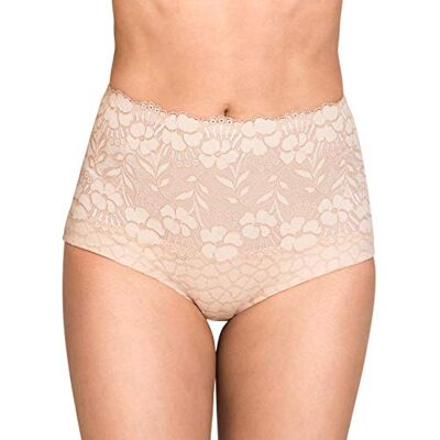 Miss Mary of Sweden Gaine-Culotte Jacquard & Lace 50 Beige - Publicité Miss Mary of Sweden Gaine-Culotte Jacquard & Lace 50 Beige - Publicité