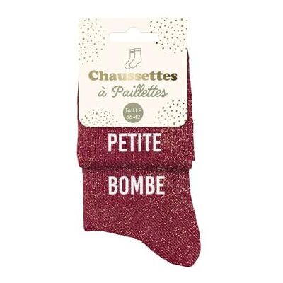 STC Chaussettes paillettes duo petite bombe - Publicité STC Chaussettes paillettes duo petite bombe - Publicité