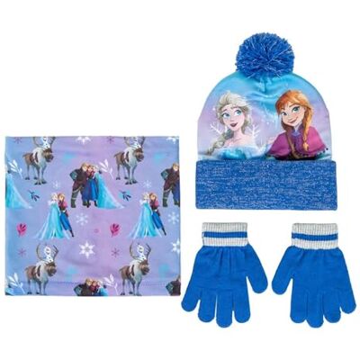 Cerdá LIFE'S LITTLE MOMENTS Ensemble bonnet, guntes et culotte La Reine des Neiges, confortable et pratique, idéal jour 3 pièces, multicolore, taille unique pour enfants - Publicité Cerdá LIFE'S LITTLE MOMENTS Ensemble bonnet, guntes et culotte La Reine des Neiges, confortable et pratique, idéal jour 3 pièces, multicolore, taille unique pour enfants - Publicité