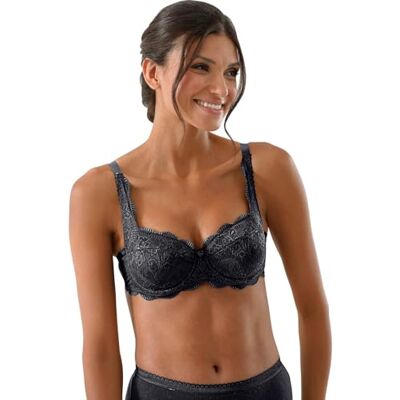 SUSA Dirndl BH, Soutien-Gorge Femme, Schwarz, - Publicité SUSA Dirndl BH, Soutien-Gorge Femme, Schwarz, - Publicité