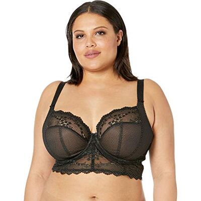 Elomi Charley Longline Soutien-Gorge Plongeant à Armatures pour Femme, Noir, 105GG - Publicité Elomi Charley Longline Soutien-Gorge Plongeant à Armatures pour Femme, Noir, 105GG - Publicité