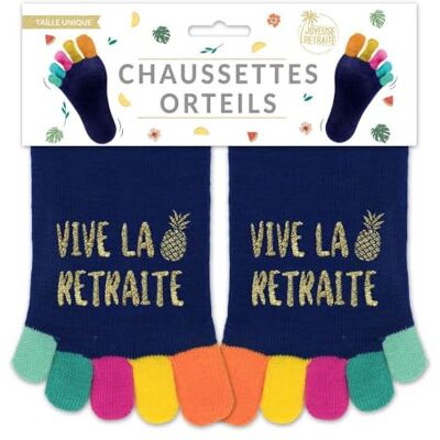 STC Chaussettes orteils retraite Taille unique - Publicité STC Chaussettes orteils retraite Taille unique - Publicité