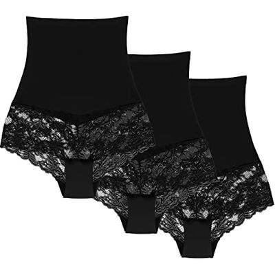 Wolbar Femmes Culotte Sculptante 3 Pack Slips Hipster Confortable WB183 Preciosa Fabriqué en UE, Noir,L - Publicité Wolbar Femmes Culotte Sculptante 3 Pack Slips Hipster Confortable WB183 Preciosa Fabriqué en UE, Noir,L - Publicité
