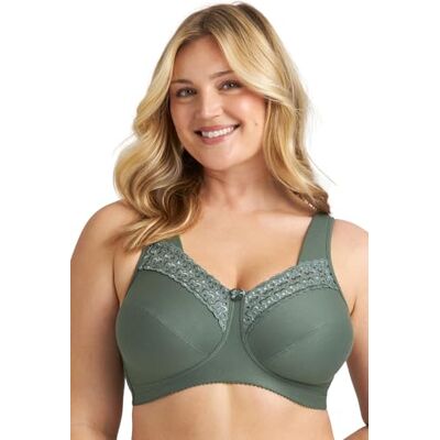 Miss Mary of Sweden : Broderie Anglaise, Soutien-Gorge de Confort en Coton, sans Armature 110F Vert - Publicité Miss Mary of Sweden : Broderie Anglaise, Soutien-Gorge de Confort en Coton, sans Armature 110F Vert - Publicité