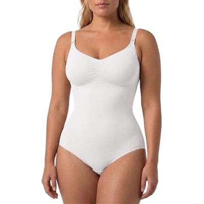 Risalti Body Sculptant Femme Gainant Ventre Plat Body Gainant Bretelles Reglables, Microfibre Seamless, Gaine Sculptante Amincissante pour Ventre Taille Hanches Made in Italy - Publicité Risalti Body Sculptant Femme Gainant Ventre Plat Body Gainant Bretelles Reglables, Microfibre Seamless, Gaine Sculptante Amincissante pour Ventre Taille Hanches Made in Italy - Publicité