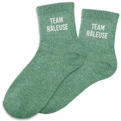 STC Chaussettes paillettes team raleuse - Publicité STC Chaussettes paillettes team raleuse - Publicité