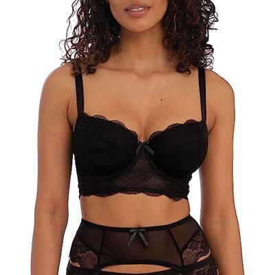 Freya Fancies Underwire Longline Bra in Black, Chilli Red OR White () *Sizes B, C, D, DD, E, F, FF, G, GG, H* - Publicité Freya Fancies Underwire Longline Bra in Black, Chilli Red OR White () *Sizes B, C, D, DD, E, F, FF, G, GG, H* - Publicité