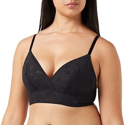 Sloggi Zero Lace 2.0 Longline Bra Soutien-Gorge sans Armature Femme - Publicité Sloggi Zero Lace 2.0 Longline Bra Soutien-Gorge sans Armature Femme - Publicité