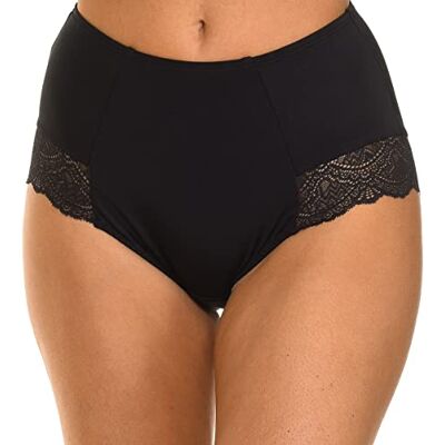DIM. Culotte Femme Taille Haute en Coton Stretch et Dentelle Ecodim Ventre Plat x1 - Publicité DIM. Culotte Femme Taille Haute en Coton Stretch et Dentelle Ecodim Ventre Plat x1 - Publicité