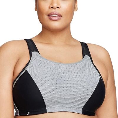 Glamorise Soutien-gorge Sport Contrôle Réglable Sans Armatures Spécial Grandes Tailles n°1166 - Publicité Glamorise Soutien-gorge Sport Contrôle Réglable Sans Armatures Spécial Grandes Tailles n°1166 - Publicité