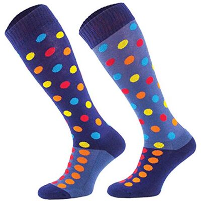 TODO Comodo Chaussettes d'équitation Fantaisie STJBW Coton Mi-bas Chaussette Équitation Femme Motifs (STJBW 02 Multicolour Dots, 39-42) - Publicité TODO Comodo Chaussettes d'équitation Fantaisie STJBW Coton Mi-bas Chaussette Équitation Femme Motifs (STJBW 02 Multicolour Dots, 39-42) - Publicité