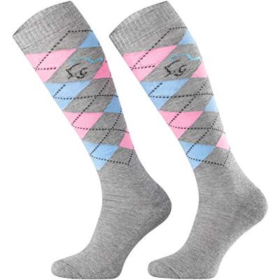 TODO Comodo Chaussettes d'équitation Carreaux STPDJ Mi-Bas d'équitation Coton Chaussette Equitation Femme, Enfant, Homme (STPDJ RS16, 35-38) - Publicité TODO Comodo Chaussettes d'équitation Carreaux STPDJ Mi-Bas d'équitation Coton Chaussette Equitation Femme, Enfant, Homme (STPDJ RS16, 35-38) - Publicité