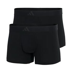 Adidas Herren Unterwäsche Boxershorts 2er Pack-Low Rise Trunk (2pk) -Active Flex Cotton 3 Stripes sous-vêtement, Noir , L Hommes - Publicité Adidas Herren Unterwäsche Boxershorts 2er Pack-Low Rise Trunk (2pk) -Active Flex Cotton 3 Stripes sous-vêtement, Noir , L Hommes - Publicité