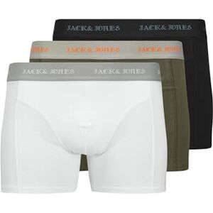 Jack & Jones Jacmiles Solid Trunks Lot de 3 Boxers pour Homme, Noir, L - Publicité Jack & Jones Jacmiles Solid Trunks Lot de 3 Boxers pour Homme, Noir, L - Publicité