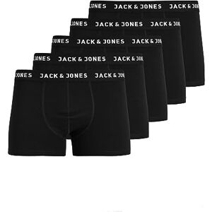 Jack & Jones Hommes Jachuey 5 Pack Contraste Boxer Noir XL - Publicité Jack & Jones Hommes Jachuey 5 Pack Contraste Boxer Noir XL - Publicité