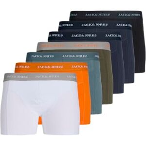 Jack & Jones Jacmiles Solid Trunks JNR Lot de 7 Boxers pour Homme, Noir, 140 - Publicité Jack & Jones Jacmiles Solid Trunks JNR Lot de 7 Boxers pour Homme, Noir, 140 - Publicité