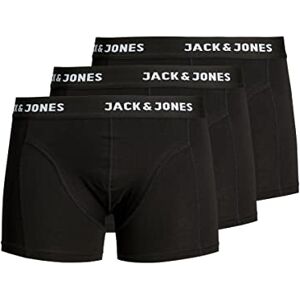 Jack & Jones Homme Jacanthony Trunks 3 Pack Black Caleçon Boxeur, Noir Blanc, M EU - Publicité Jack & Jones Homme Jacanthony Trunks 3 Pack Black Caleçon Boxeur, Noir Blanc, M EU - Publicité