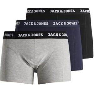Jack & Jones Homme Jacanthony Trunks 3 Pack Noos Boxer, Noir, L EU - Publicité Jack & Jones Homme Jacanthony Trunks 3 Pack Noos Boxer, Noir, L EU - Publicité