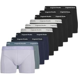 Jack & Jones 10 Pack Jacvesterbro Solid Trunks Lot de 10 Boxers, Ocean Cavern, L Hommes - Publicité Jack & Jones 10 Pack Jacvesterbro Solid Trunks Lot de 10 Boxers, Ocean Cavern, L Hommes - Publicité