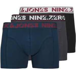 Jack & Jones Male Trunks Lot de 3 Boxers, Bleu, M - Publicité Jack & Jones Male Trunks Lot de 3 Boxers, Bleu, M - Publicité