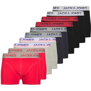 Jack & Jones Jacjadon Solid Trunks Lot de 10 Boxers pour Homme, Bleu Marine, L - Publicité Jack & Jones Jacjadon Solid Trunks Lot de 10 Boxers pour Homme, Bleu Marine, L - Publicité