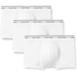 Calvin Klein Low Rise Trunk 3PK 000NP2765A, Coffre Taille Basse Homme, White (White), S - Publicité Calvin Klein Low Rise Trunk 3PK 000NP2765A, Coffre Taille Basse Homme, White (White), S - Publicité