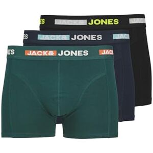 Jack & Jones JACSCOTT Solid Trunks 3 Pack SN Caleçon Boxeur, Black/Pack:Navy Blazer-Deep Teal, L (Lot de 3) Homme - Publicité Jack & Jones JACSCOTT Solid Trunks 3 Pack SN Caleçon Boxeur, Black/Pack:Navy Blazer-Deep Teal, L (Lot de 3) Homme - Publicité