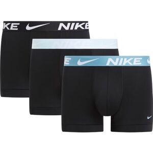 Nike Trunk 3PK sous-vêtements, Blk-Glacier Blue/DNIM Turq./ Blk, S Homme - Publicité Nike Trunk 3PK sous-vêtements, Blk-Glacier Blue/DNIM Turq./ Blk, S Homme - Publicité