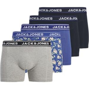 Jack & Jones 5 Pack Jackingston Skull Trunks Lot de 5 Boxers, Gris Clair chiné, Hommes - Publicité Jack & Jones 5 Pack Jackingston Skull Trunks Lot de 5 Boxers, Gris Clair chiné, Hommes - Publicité