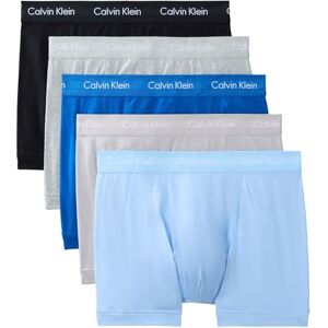 Calvin Klein Men Trunk 5pk Blue (Classic Blue/Porpoise/Black/Grey) L - Publicité Calvin Klein Men Trunk 5pk Blue (Classic Blue/Porpoise/Black/Grey) L - Publicité
